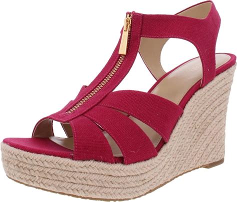 michael kors raspberry|Michael Michael Kors Berkley Wedge Dark Raspberry 6.5 M.